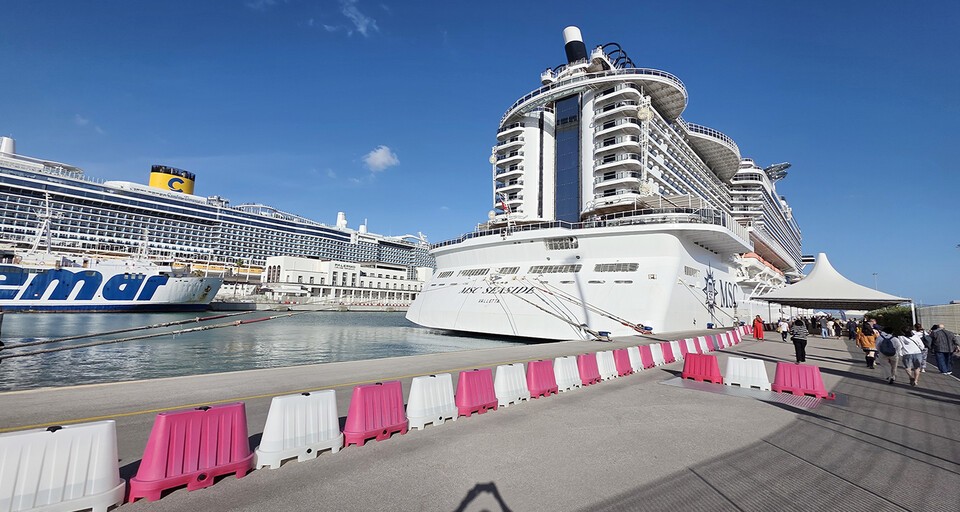 지중해 여행에 타고 갈 크루즈